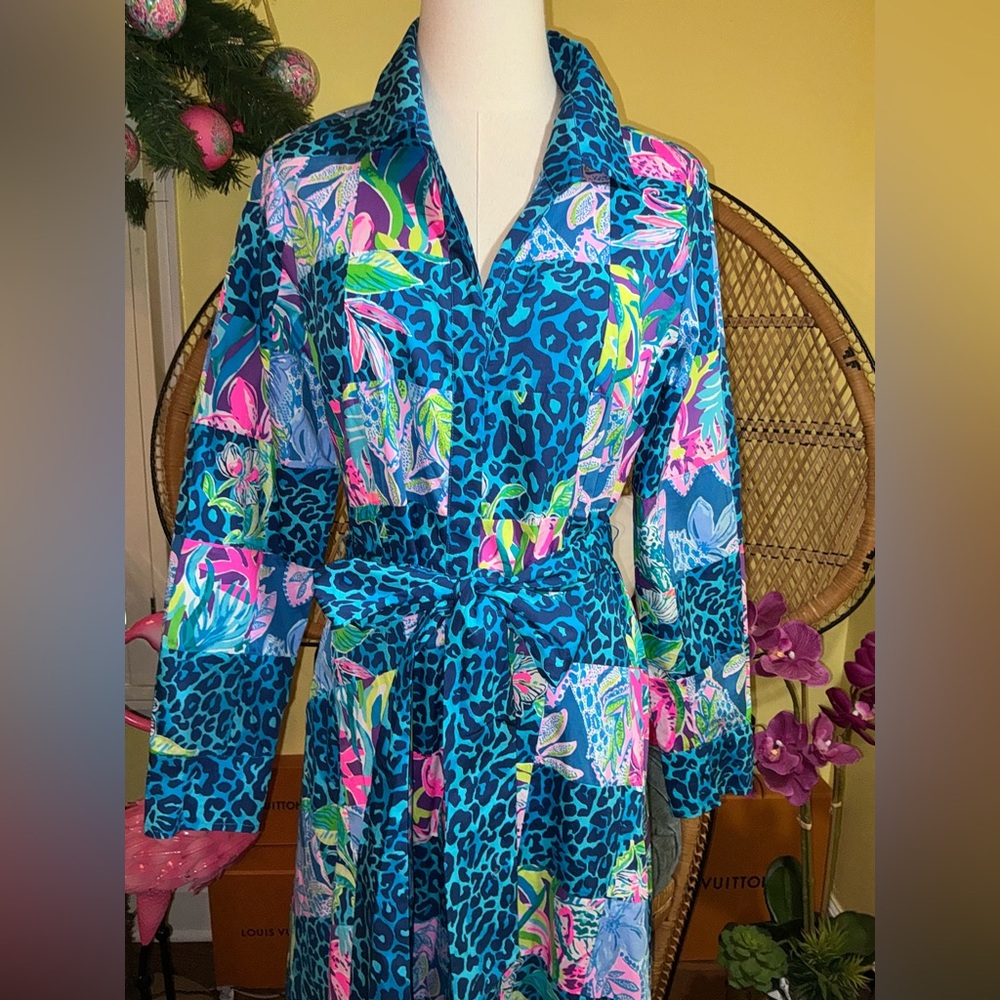 Lilly Pulitzer NWT Mira Shirtdress Pop Up Lillys Party 🎈$448 Size 10,12,14,16 - Picture 8 of 8